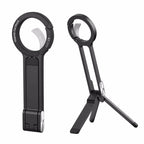 Ultimate Metal Phone Tripod: Magnetic Carabiner Mount for iPhone 16, 15, 14, 13 - Portable Dual-Sided Desk Holder